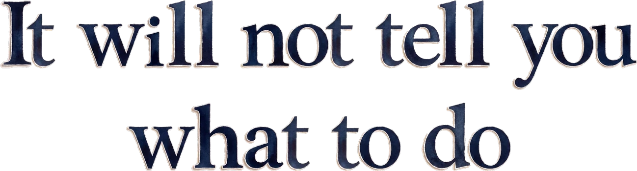 It will not tell you what to do